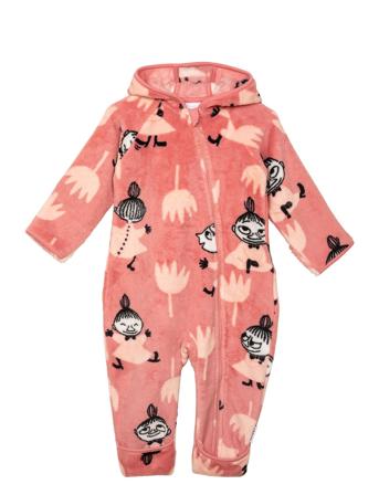 Tulips Overall Langermet Bodysuit Rosa Martinex*Betinget Tilbud