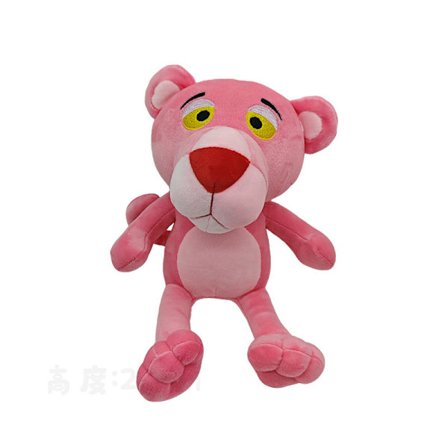 Pinks Panthers Anime Plysjdukke Søt Plysjleketøy Mykt Dyr Utstoppet Plysjdukke Leketøy