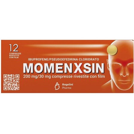 Momenxsin 12 Compresse 200mg + 30mg