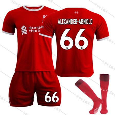 23 Liverpool Koti jalkapallopaita NR 66 Alexander-Arnold paita setti #28