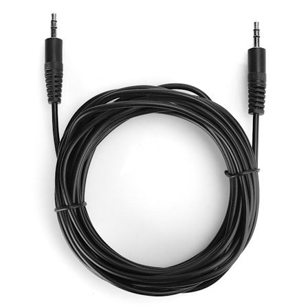3,5 mm hane till hane ljudkabel 5 m Aux förlängningssladd för högtalarstereo