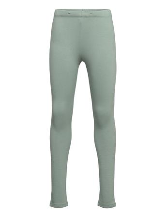 Leggings Basic Brushed Solid Leggings Grønn Lindex*Betinget Tilbud