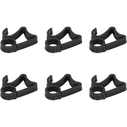 2025 Siste Modell 150 stk. Julelys Klips Julelys Klips Vanntett Frostsikker Plast Takrennekroker Utendørs Lys Klips for Hall