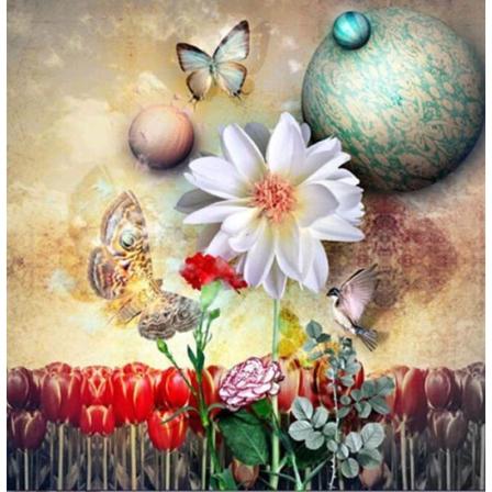 Animal-sarjan perhonen diamond painting (30*30cm)