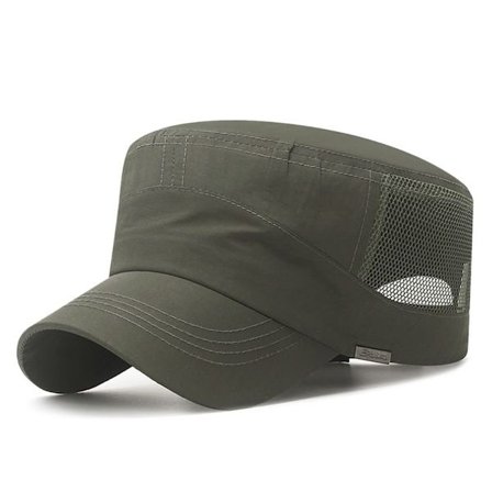 Militær Kasket Flade Top Kasketter GRØN