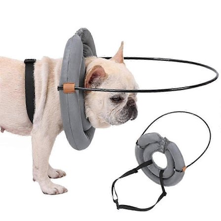 Hundsele för blinda hundar, ledanordning, hundstötfångare för små, medelstora och stora hundar, skyddande anti-bra för blinda hundar