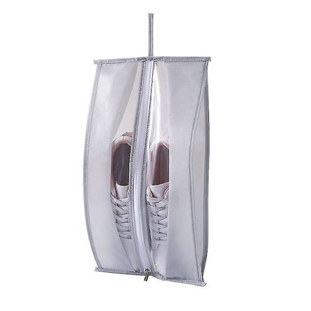 Rejseskoposer Vandafvisende Opbevaringsposer Med Lynlås Til Mænd Kvinder (4stk Hvid)