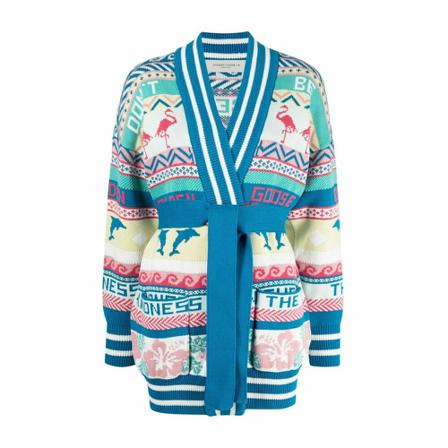 Golden Goose, Gwp 01168P00072180100 Cardigan Niebieski, Kobieta, Rozmiar: S