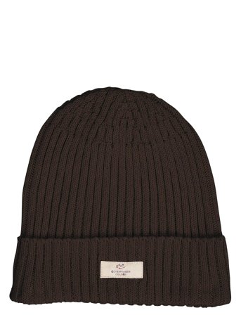 Copenhagen Colors Cotton Knitted Classic Beanie - Brown - 53-54/3Y-9Y
