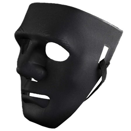 3 -pakk svart maske - dekorere farge - Halloween fest maskert