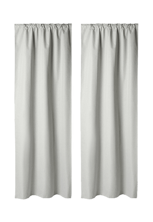 Åhléns Home Mörkläggningsgardin MOLLIE 135x250 cm, 2-pack Gardiner Grön ONESIZE