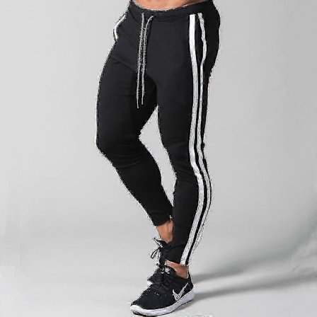 Mustat miesten collegehousut - Ei logoa