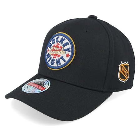 Mitchell & Ness - NHL Svart adjustable Keps - Hatstore Exclusive x NHL Hockey Night Classic Red Black Adjustable @ Hatstore