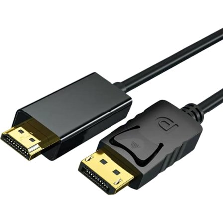 M39S DisplayPort till HDMI Adapter DP till HDMI Adapter Enkelriktad DisplayPort HDMI 180cm (Ej lämplig för HDMI till Displayport) Kompatibel med HP H