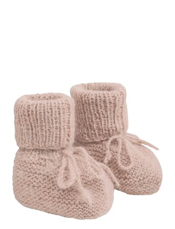 Huttelihut Footies Alpaca Wool Knit - Pink - 86\92
