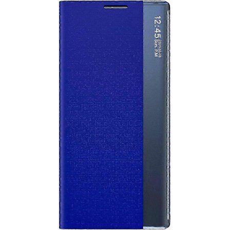 Samsung Galaxy S20 FE Premium Lær Smart View Flip Cover - Stilig Speilvindu, Slitesterkt Telefondeksel