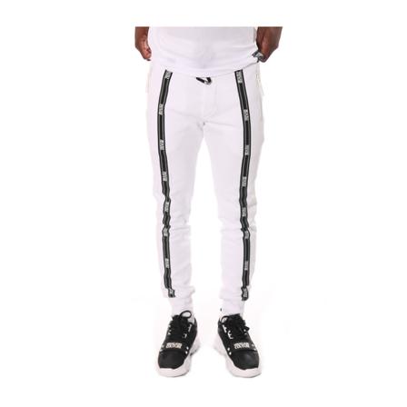 Versace Jeans Couture, Sweatpants Wit, Heren, Maat:M