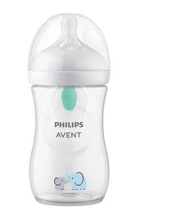 Philips Avent Natural Response 1 Flaske 120 ml Flow 3, 3-6 m, Børn & Forældre, Sutteflasker & Tilbehør, Sutteflasker