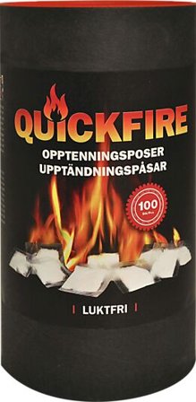 QUICKFIRE OPPTENNINGSPOSER HVITE 100STK