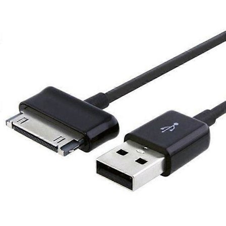 Samsung Galaxy Tab 2m USB Opladnings- og Datasynkroniseringskabel - Sort