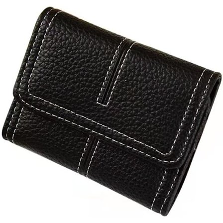 Kortholder i skinn, kortholder med glidelås, bil