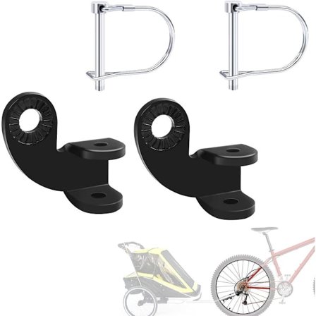 Cykel dragstång - Universal modell, lämplig för barnvagnar och husdjursvagnar - 2-pack