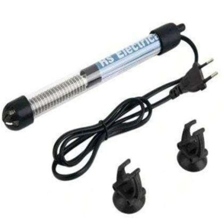 Justerbar Akvarium Doppvärmare Svart