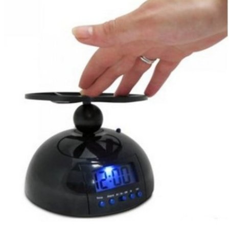 Flygende Vekkerklokke LED-Skjerm Digital Vekkerklokke Snooze Vekkerklokke Flygende Helikopter Propell De