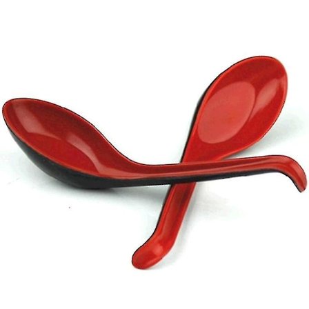 20 kpl Miso-keittolusikat 6,3 tuumaa Riisilusikat Koukulla, Pitkä Kahva