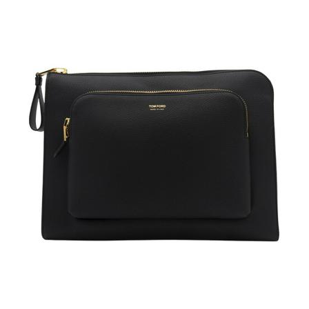 Tom Ford Pung Sort, Herre Punge og Kortholder, Størrelse: ONE Size