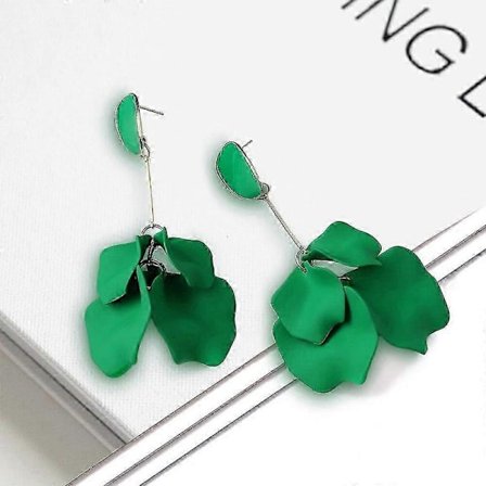 Akryl Blomsterblad Øreringe Til Kvinder Trend Luksus Lange Hænge Øreringe Eventyr Romantisk