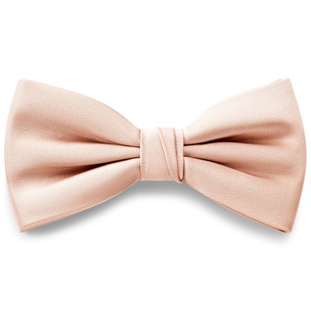 Rose Pink Pre-Tied Satin Bow Tie for Men - Pre-tied bow ties