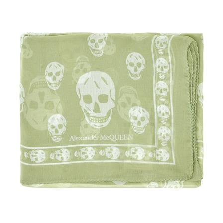 Alexander McQueen, Scarves Groen, Dames, Maat:ONE Size