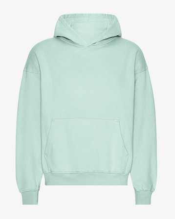 Organic Oversized Hood - Light Aqua - Male - 2XL