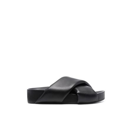 Jil Sander, Sandals Zwart, Dames, Maat:35 EU
