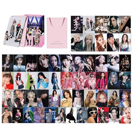 55 stk. Kpop Black Pink Fotokort Black Pink Lomo Kort Til Fans Gave[HK]