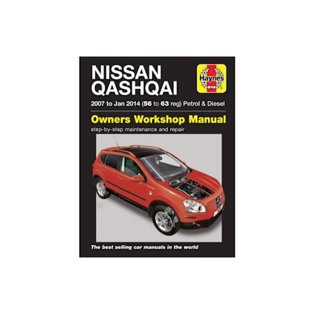 Nissan Qashqai ('07 to Jan '14) 56 to 63 (häftad, eng)