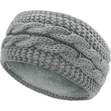 Vinterstrikkede pandebånd, varme strikkede pandebånd med knude, perfekte til vintershopping, skiløb, løb, udendørs sport og fester.