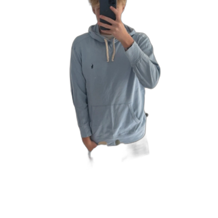 Ljusblå hoodie från Polo Ralph Lauren