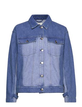 Twin Denim Rain Jacket Dongerijakke Denimjakke Blå Mads Nørgaard*Betinget Tilbud