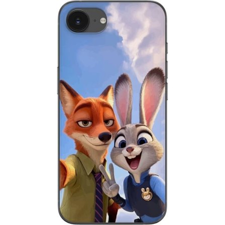 Kompatibel Mobilcover til Apple Apple iPhone 16e Zootopia Nick og Judy Bedste Venner