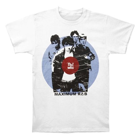 The Who Unisex Adult Maximum Rhythm & Blues Bomull T-shirt L Vit