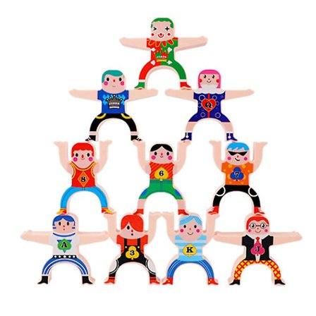 16 kpl Hercules tasapainotelineet Lasten palapeli DIY pinoaminen korkealle rakennuspalikat pöytäpeli lelut lapsille