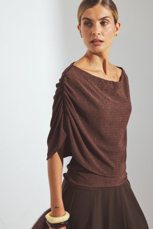 NA-KD Hape structurée - - Marron - M