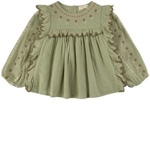 Kids - Louise Misha Khaki Giena Dress 4 Years - Dresses - 4 years - Green - Mädchen