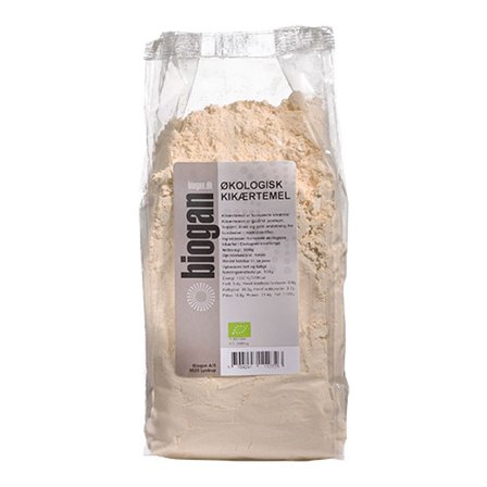 Biogan Kikærtemel Ø 1 kg, Helse & Madvarer, Mel, Øvrigt