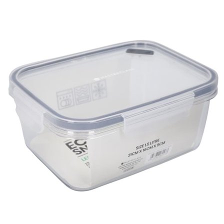 MasterClass Eco Snap Food Storage Container - 1.5L Rectangle