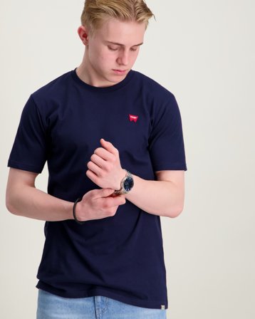 Wrangler Festival Badge Tee Blå T-skjorter Gutt - Kids Brand Store