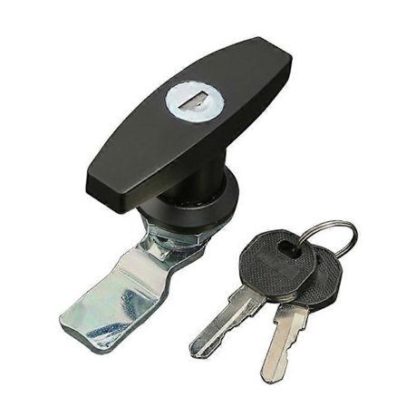 Yleismallinen T-kahva oven lukko perävaunuun asuntovaunuun matkailuautoon kuorma-auton katokseen työkalulaatikkoon