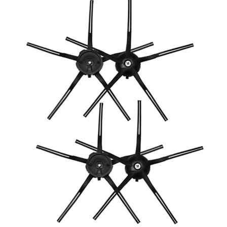 Roborock S7 / T7S / T7S Plus G10 Side Brush, 4pcs - Black